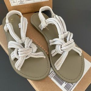 NIB Anthropologie Reeta Rope Gladiator Sandals